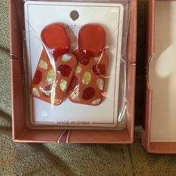 Beautiful Red Earrings 