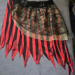 Pirate Woman Skirt One Size Stretshy 