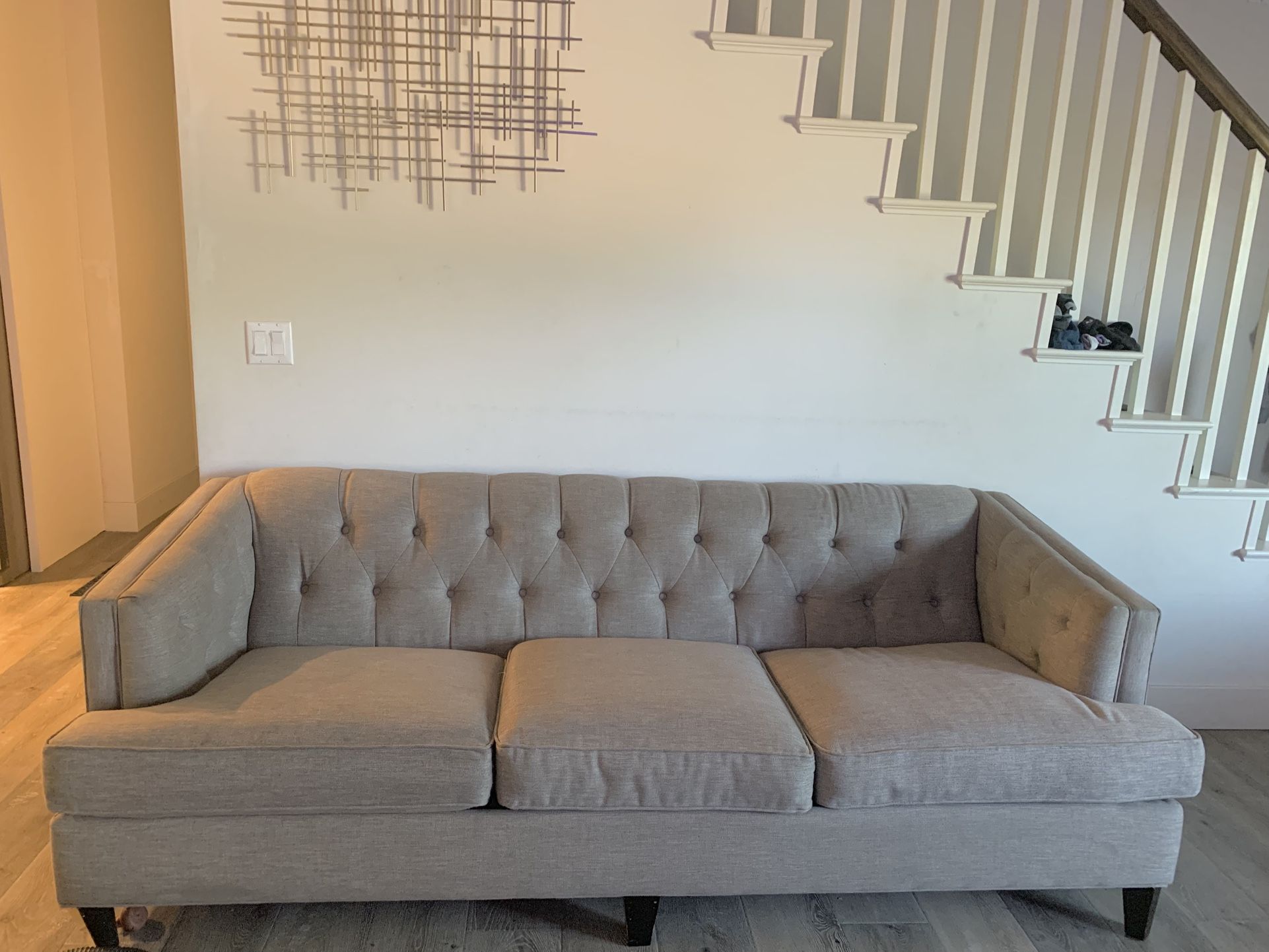 Sofa And Love Seat Heather Grey 