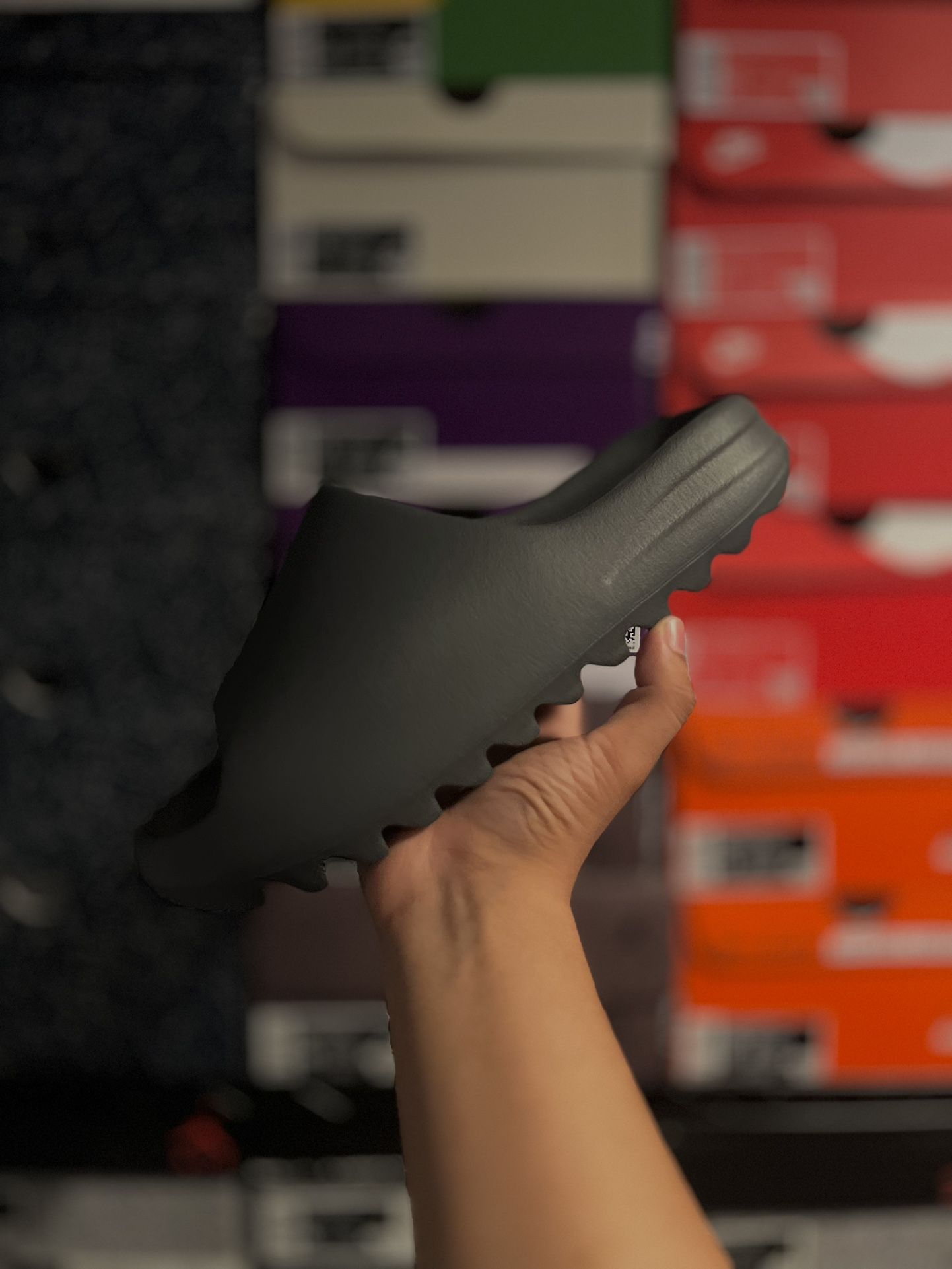 Slate Grey And Slate Marine Yeezy Slide