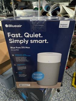 Brand new blue air purifier