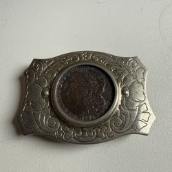 Morgan Silver Dollar Buckle 