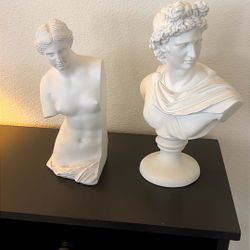 White Greek Statues 