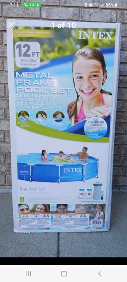 INTEX METAL FRAME 12 Ft x 30in. POOL SET