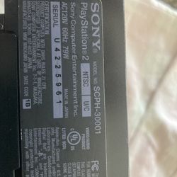 Sony PS2 - Parts Or Repair