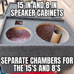 Cerwin Vega Built 15-in Speaker Cabinets