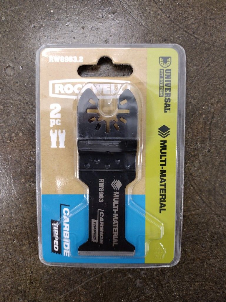 ROCKWELL Sonicrafter 2 -Pack Carbide Oscillating Tool Blade