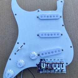Left Handed Stratocaster Guitar Loaded Pickguard 