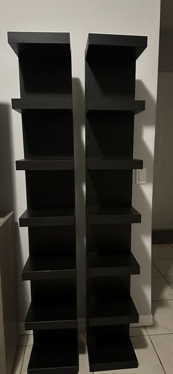 2 Black Shelves ($25 Each or $50)