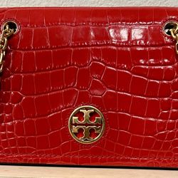 Tory Burch Carson Embossed Convertible Shoulder Bag