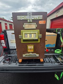 vintage Orion mechanical slot machine