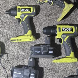 Ryobi Drill Set