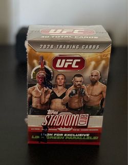 2026 TOPPS STADIUM CLUB UFC VALUE BLASTER BOX MMA Mixed Martial Arts New QTY