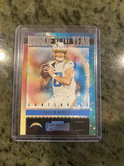 Panini Justin Herbert Rookie Of The Year Contender Series Card