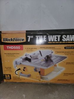 WorkForce 7" Tile Wet Saw THD550