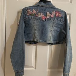 XL Angles Denim Jacket Midriff
