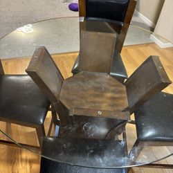 Wooden Dining table And Chairs