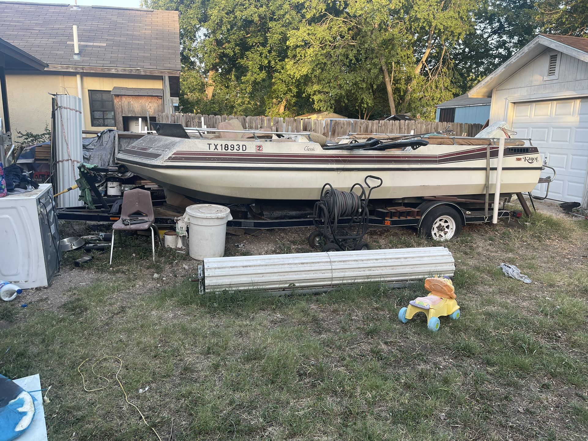 Boat With Trailer 