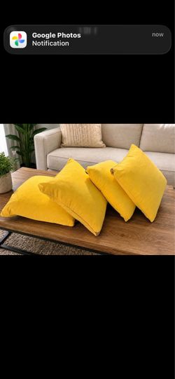 Yellow Throw Pillows