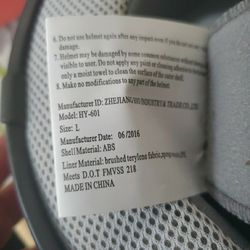 Motorcycle Helmet Large (L)