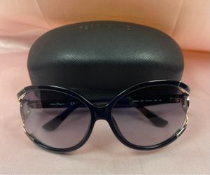 Salvatore Ferragamo Oversized Sunglasses with Case