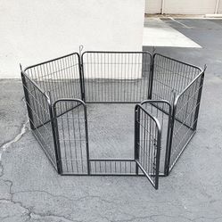 (New in Box) $70 Pet Dog Heavy Duty Playpen with 6-Panels X (24” Tall X 32” Wide) 