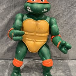 Vintage Michelangelo Action Figure Teenage Mutant Ninja Turtles 1989 Playmates Toys