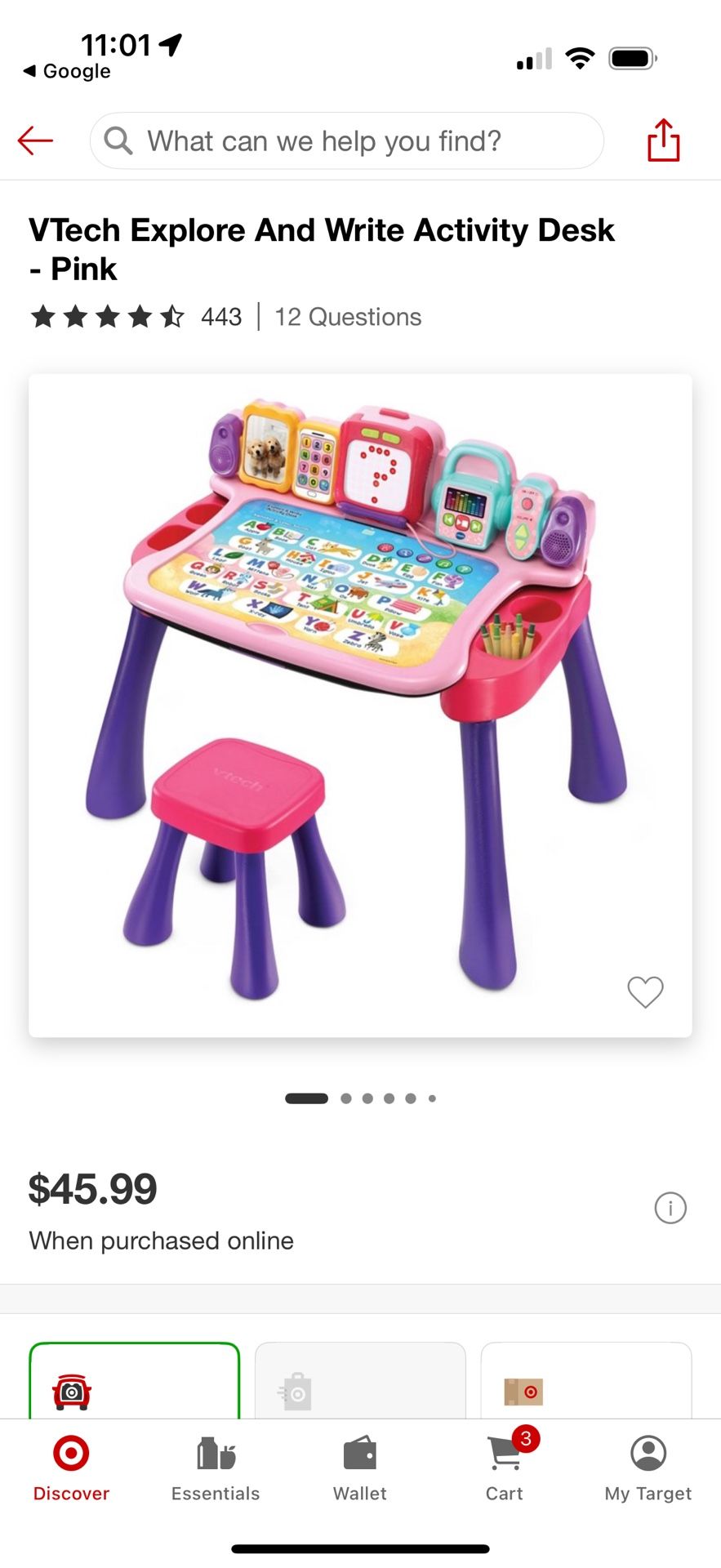 Vtech touch and learn activity desk