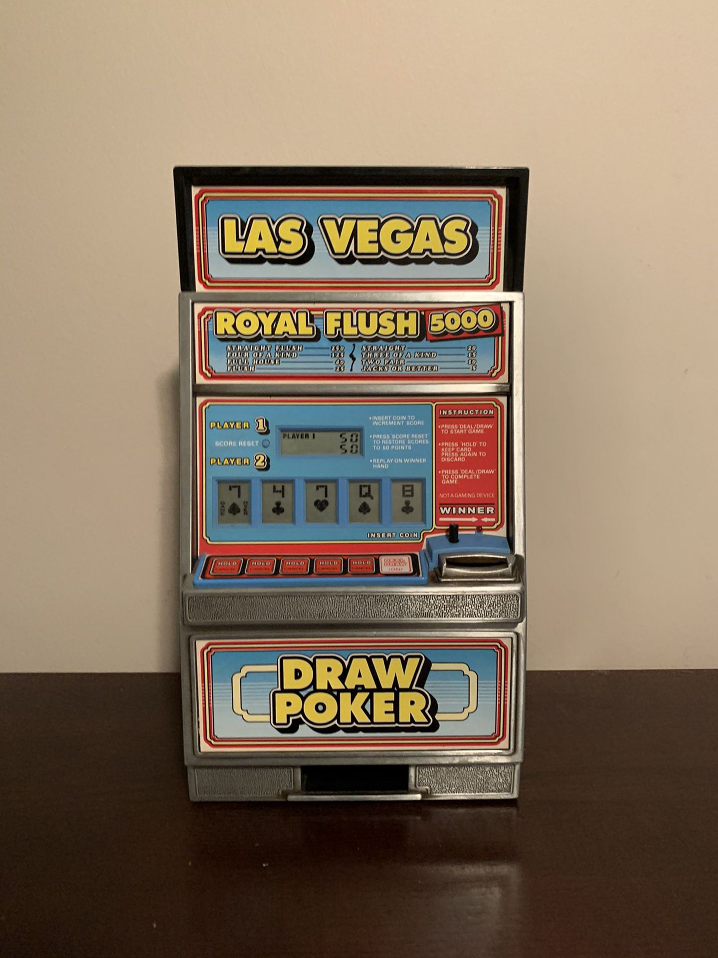 Las Vegas royal flush 5000 game