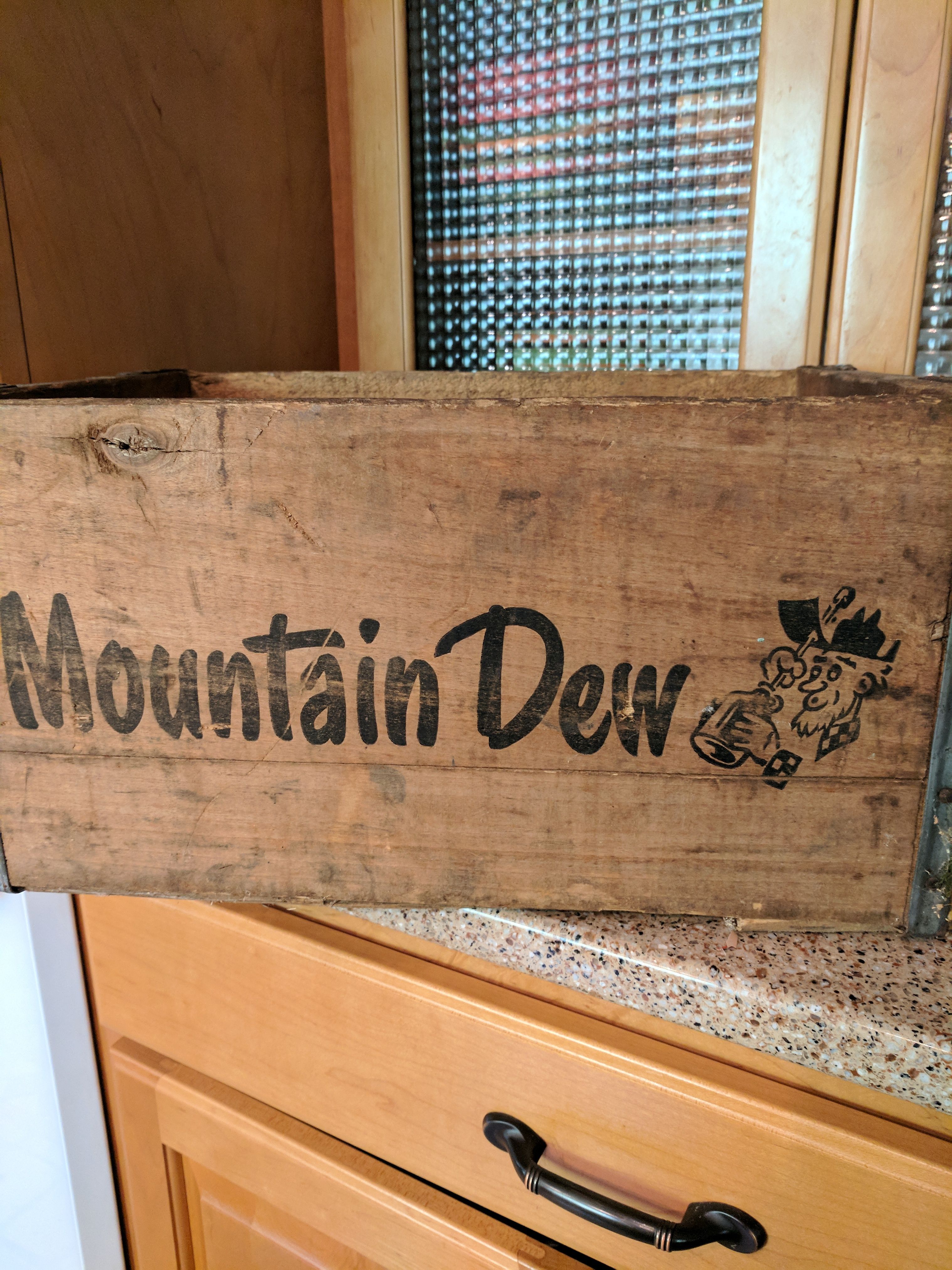 Broughton Mountain Dew crate