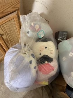 Two Bags Of Cow Squishmillows