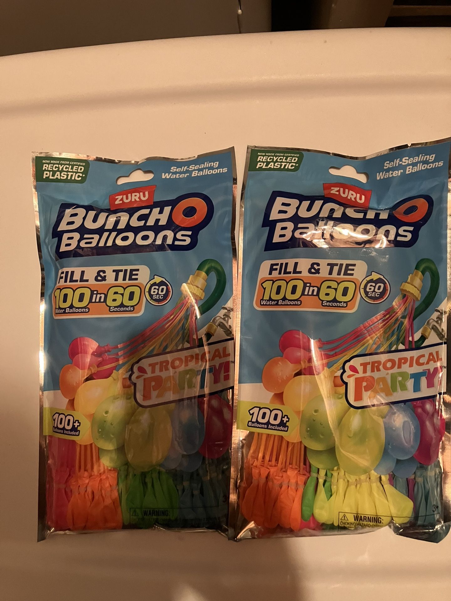 2 Packs Of Bunch O Balloons New