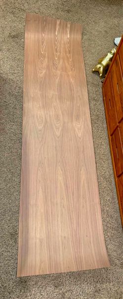 Walnut Wood Veneer 2 ft x 8 ft BRAND NEW sheet