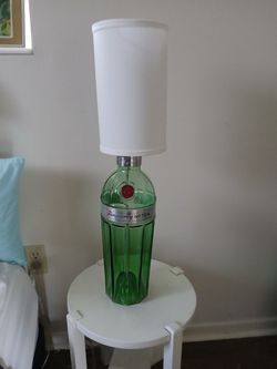 Glass Tanqueray Gin Lamp!!