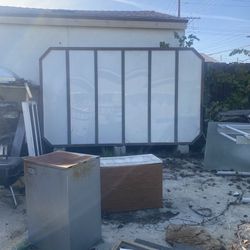 Shopping Center Sign With Mounting Pole 