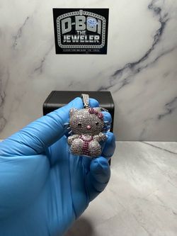 5A CZ Hello Kitty Pendant