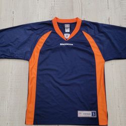 NFL Pro Line Vintage Denver Broncos Blue And Orange Jersey Size Small