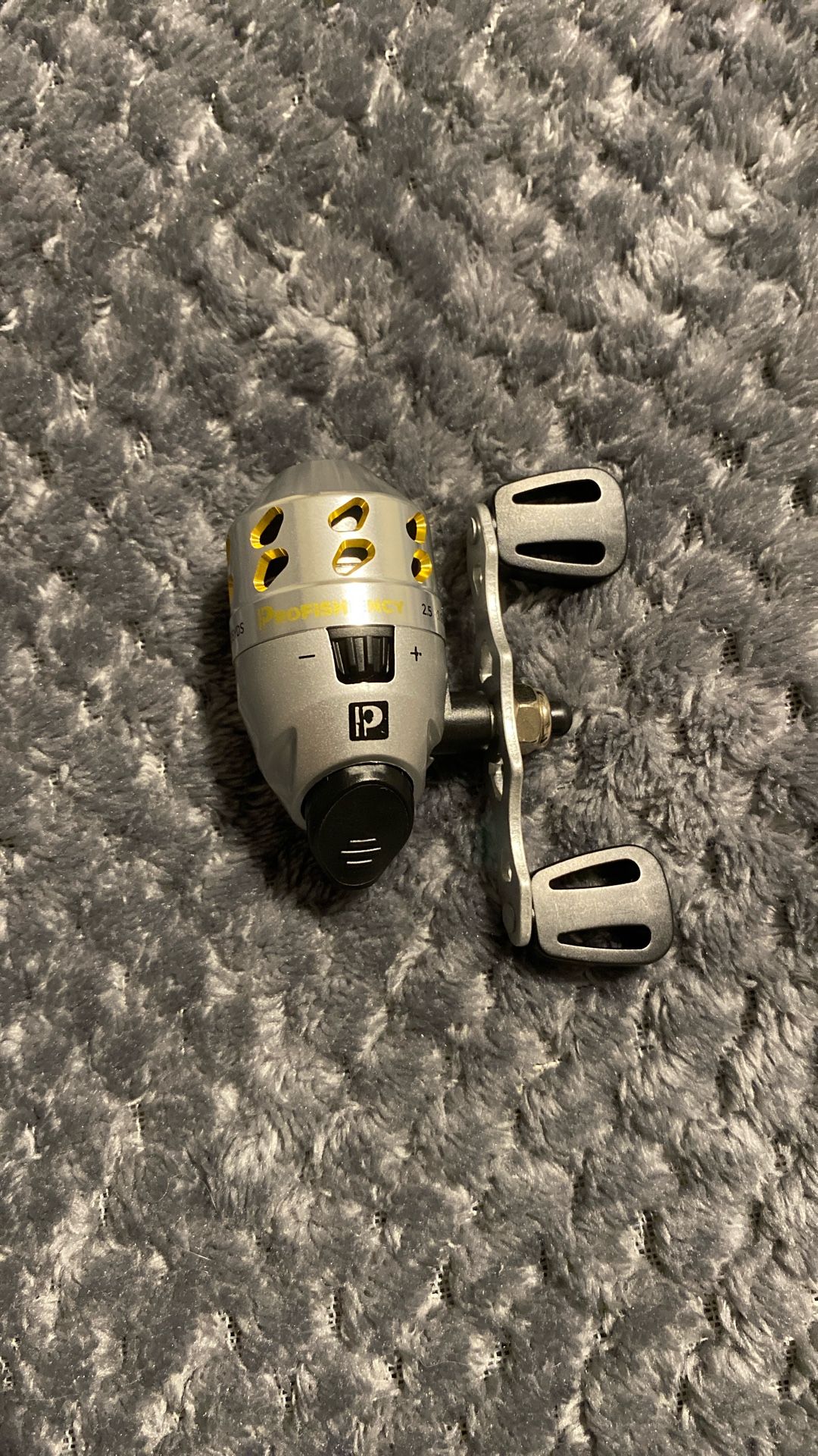 PROFISHIENCY Tiny Pocket Combo Spincast Silver/Gold REEL ONLY