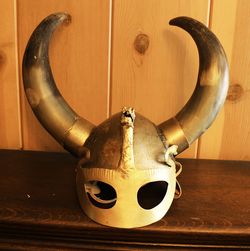 Horned Viking Helmet