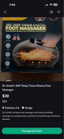 Dr. Scholl's 360° Shiatsu Foot Massager