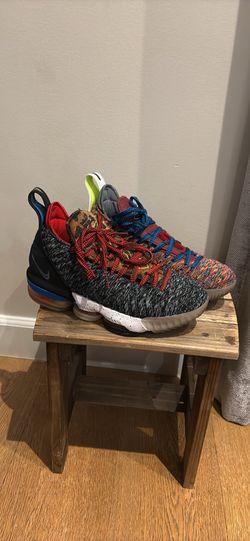 Nike LeBron 16 Basketball Sneakers “What The” Size Seven Brand New No Box