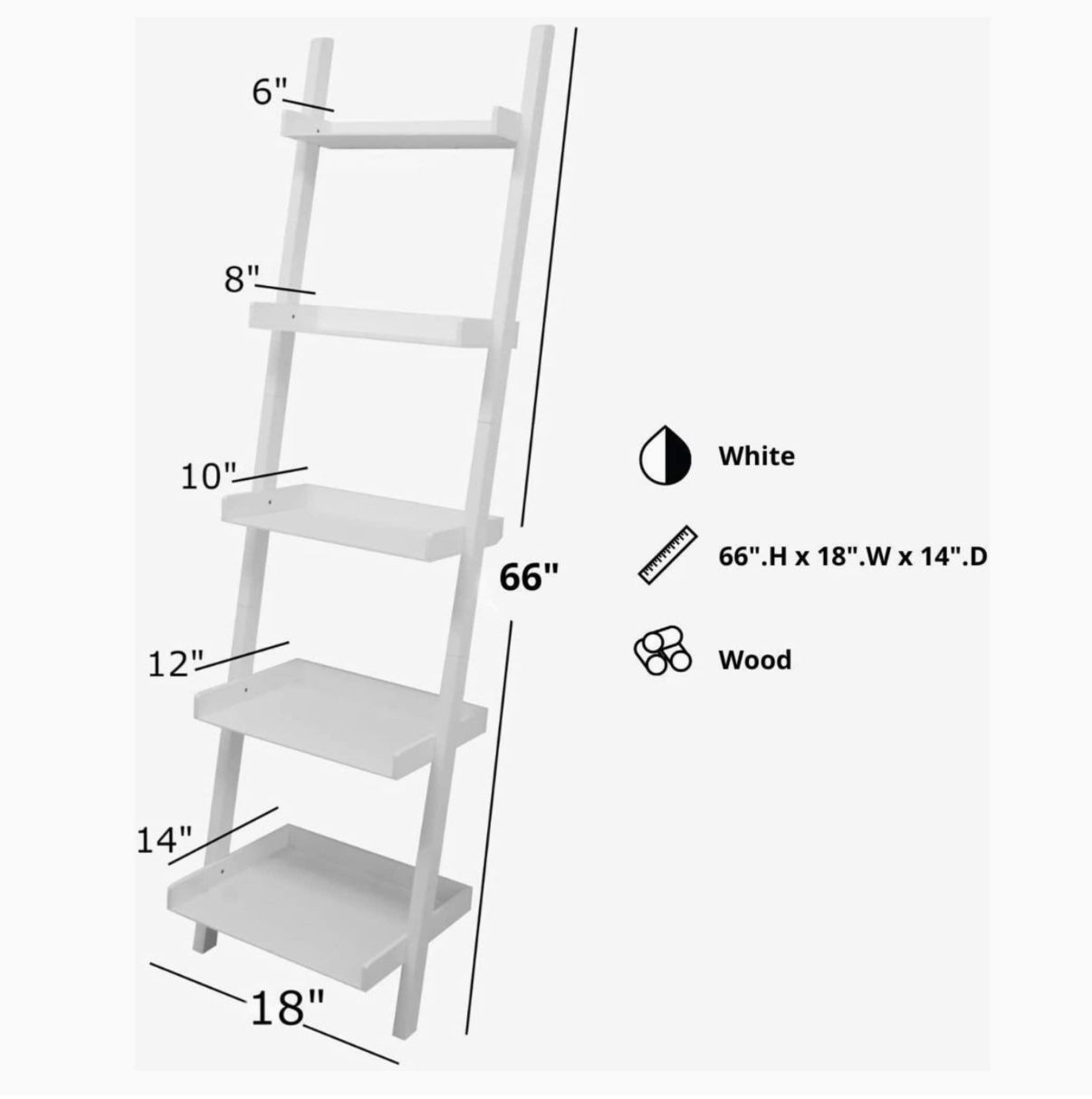 5 Tier Ladder Shelf for Sale in North Las Vegas, NV OfferUp