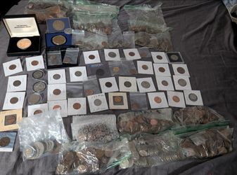 Coin collection, lots of unchecked coins