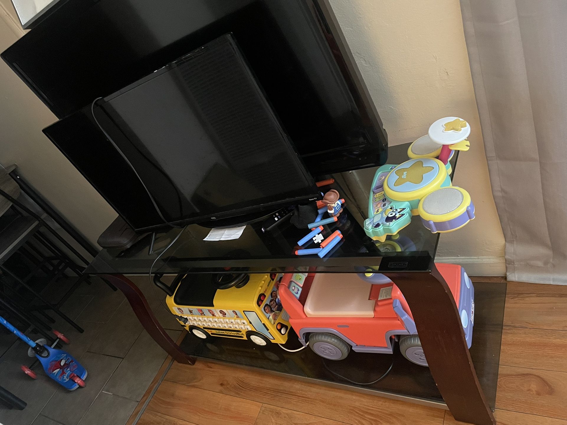 TWO FREE TV AND TV STAND