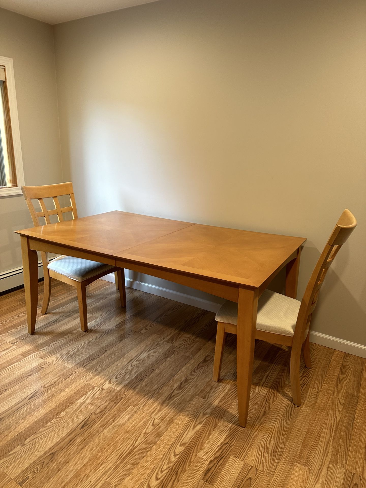Dining Table With Chairs, Hardwood