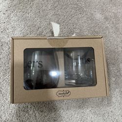 His And Hers Glass Cups