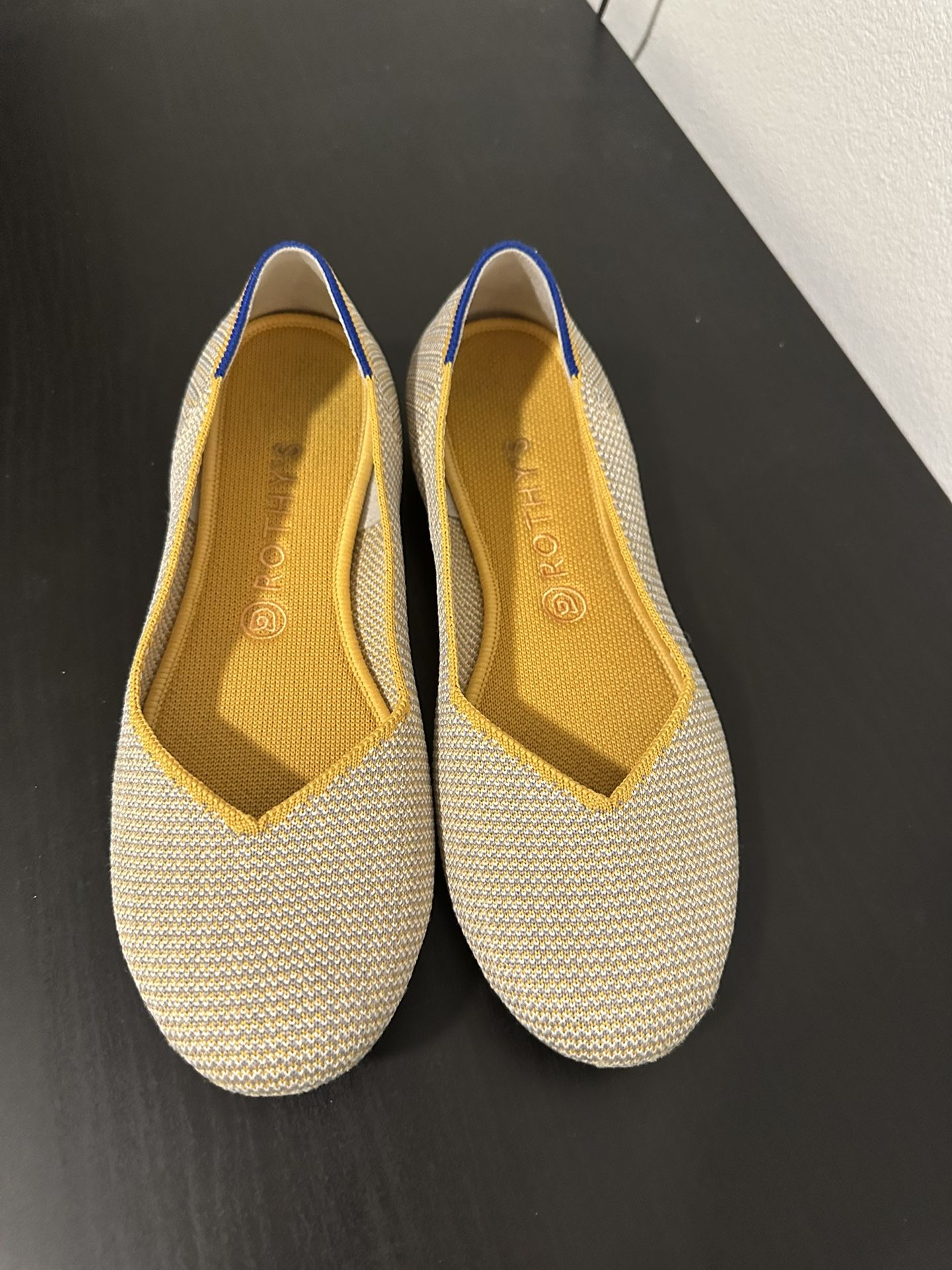 Rothy's The Flat Dandelion Triple Stitch Yellow 10.5