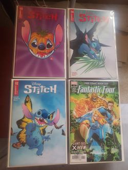 Kid's comic books(Stitch, Power Rangers, TMNT, Fantastic Four, SpongeBob, etc.)