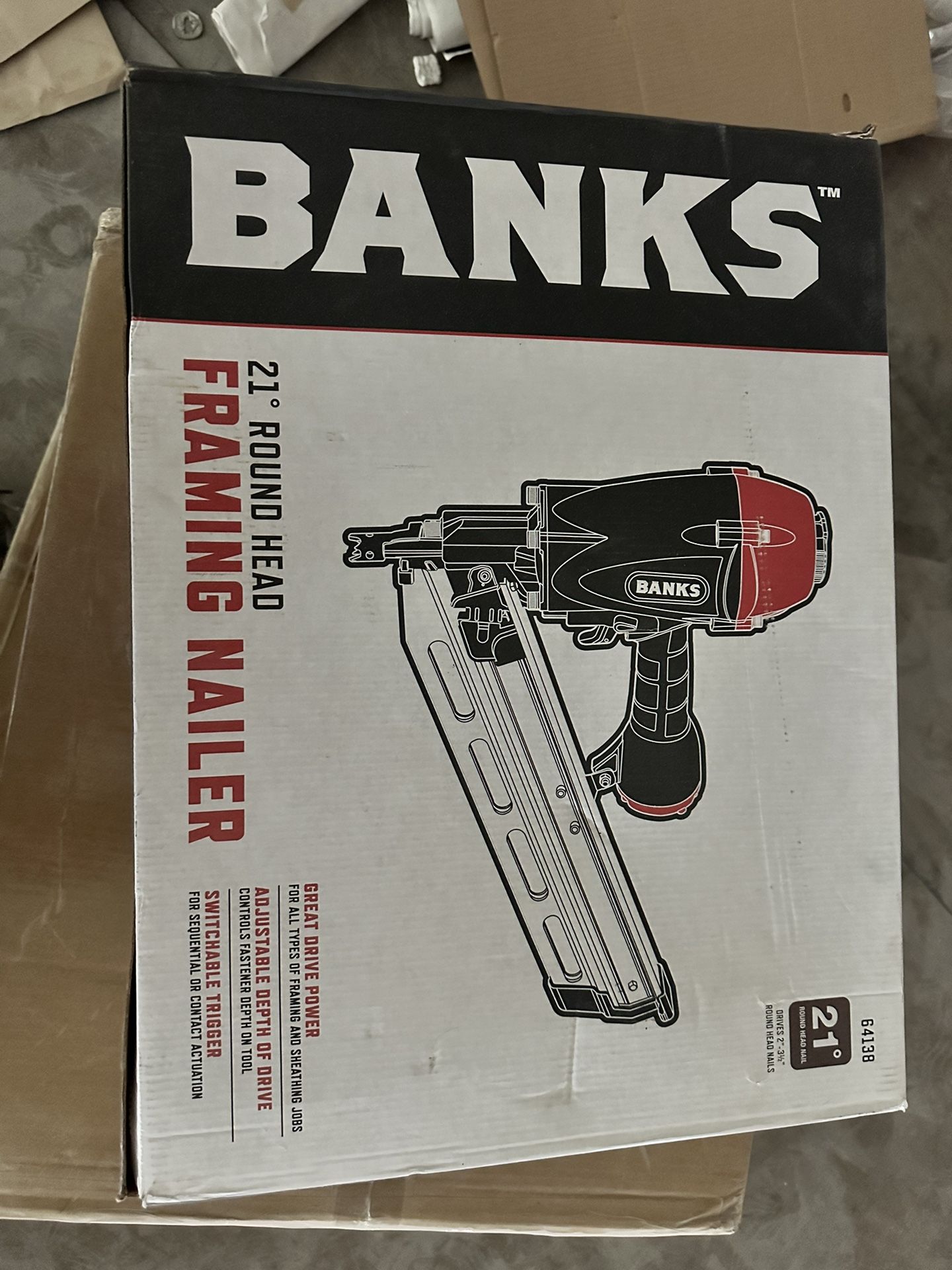 BANKS FRAIMING NAILER 21•