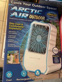 Arctic air outdoor cooling fan